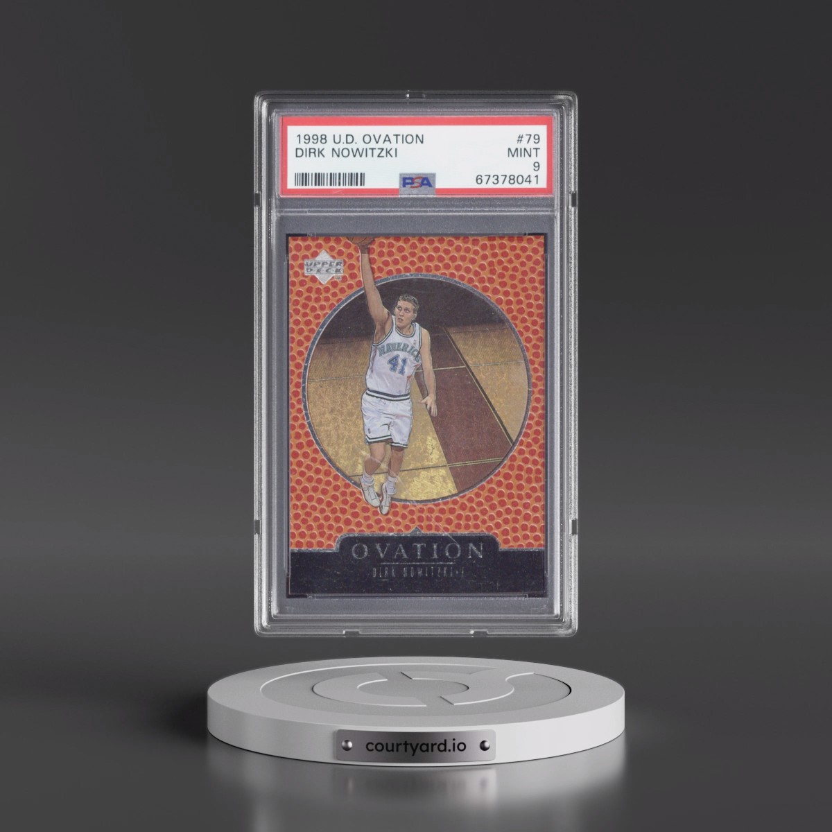 1998 Upper Deck Ovation #79 Dirk Nowitzki (PSA 9 MINT)