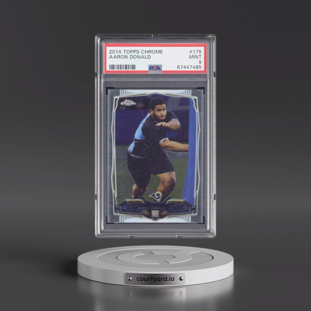 2014 Topps Chrome #175 Aaron Donald (PSA 9 MINT)