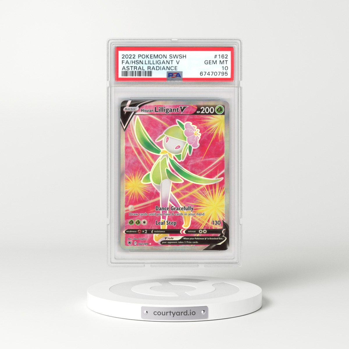 2022 Astral Radiance #162 Hisuian Lilligant V - Holo (PSA 10 GEM MINT)