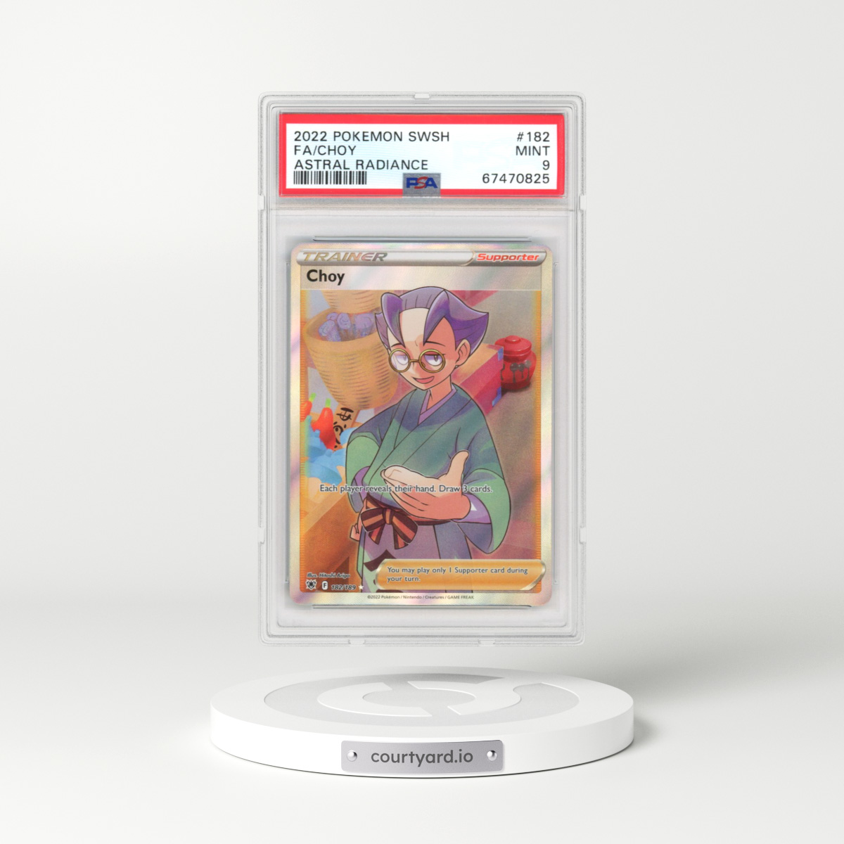 2022 Astral Radiance #182 Choy (PSA 9 MINT)