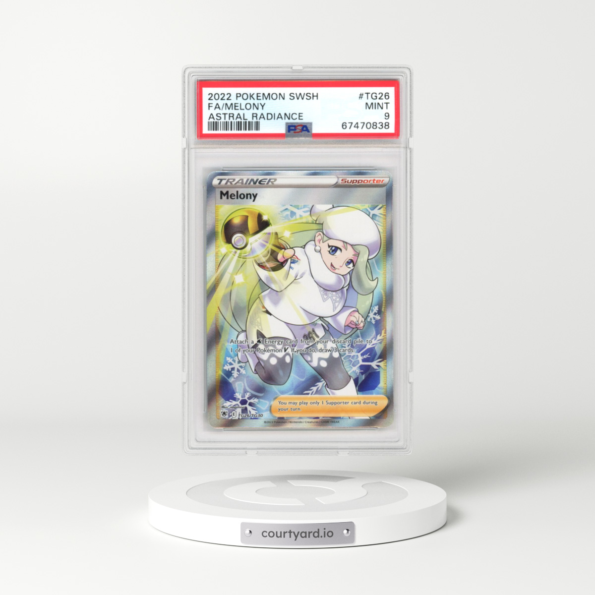 2022 Astral Radiance #TG26 Melony (PSA 9 MINT)