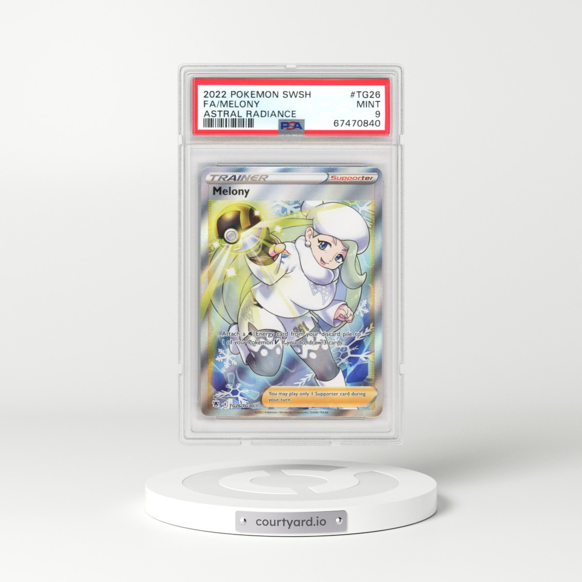 2022 Astral Radiance #TG26 Melony (PSA 9 MINT)