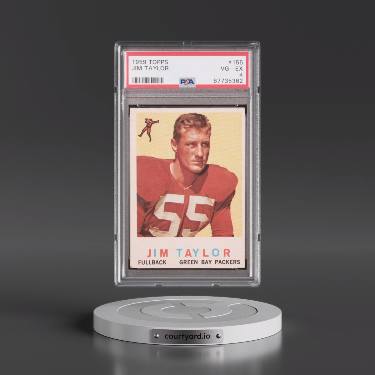 1959 Topps Jim Taylor #155 PSA 4