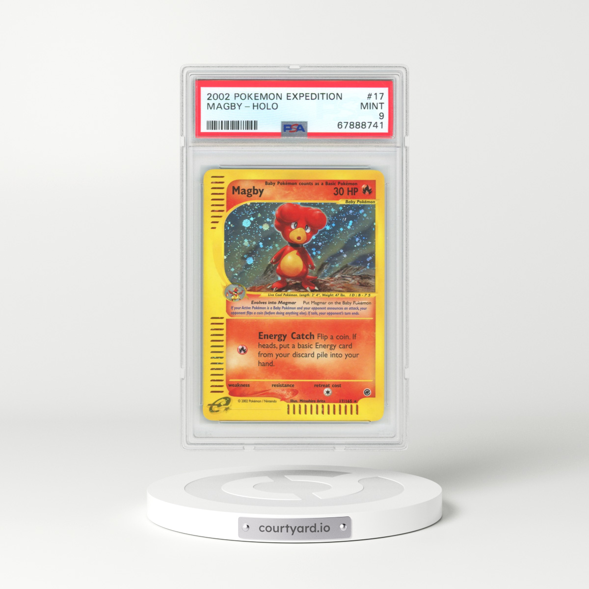 2002 Expedition #17 Magby - Holo (PSA 9 MINT)
