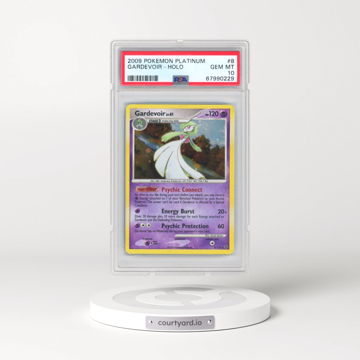 2009 Pokémon Platinum #8 Gardevoir - Holo (PSA 10 GEM MINT)