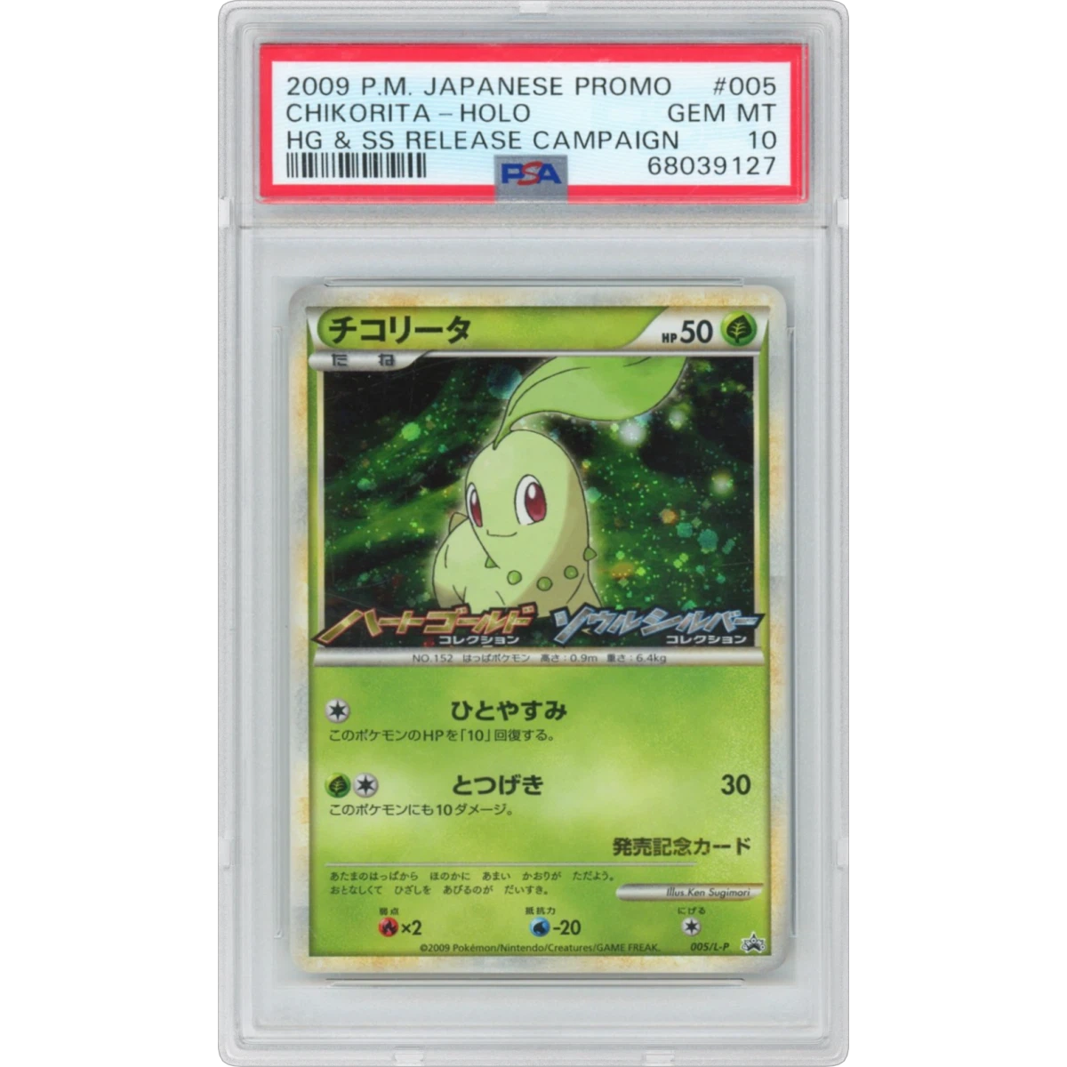 Chikorita card artwork