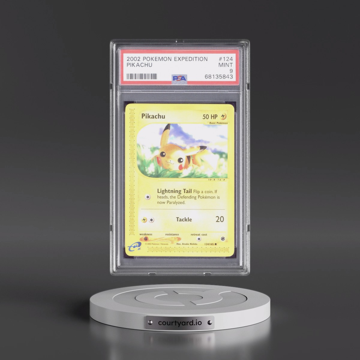 2002 Pokémon Expedition #124 Pikachu (PSA 9 MINT)