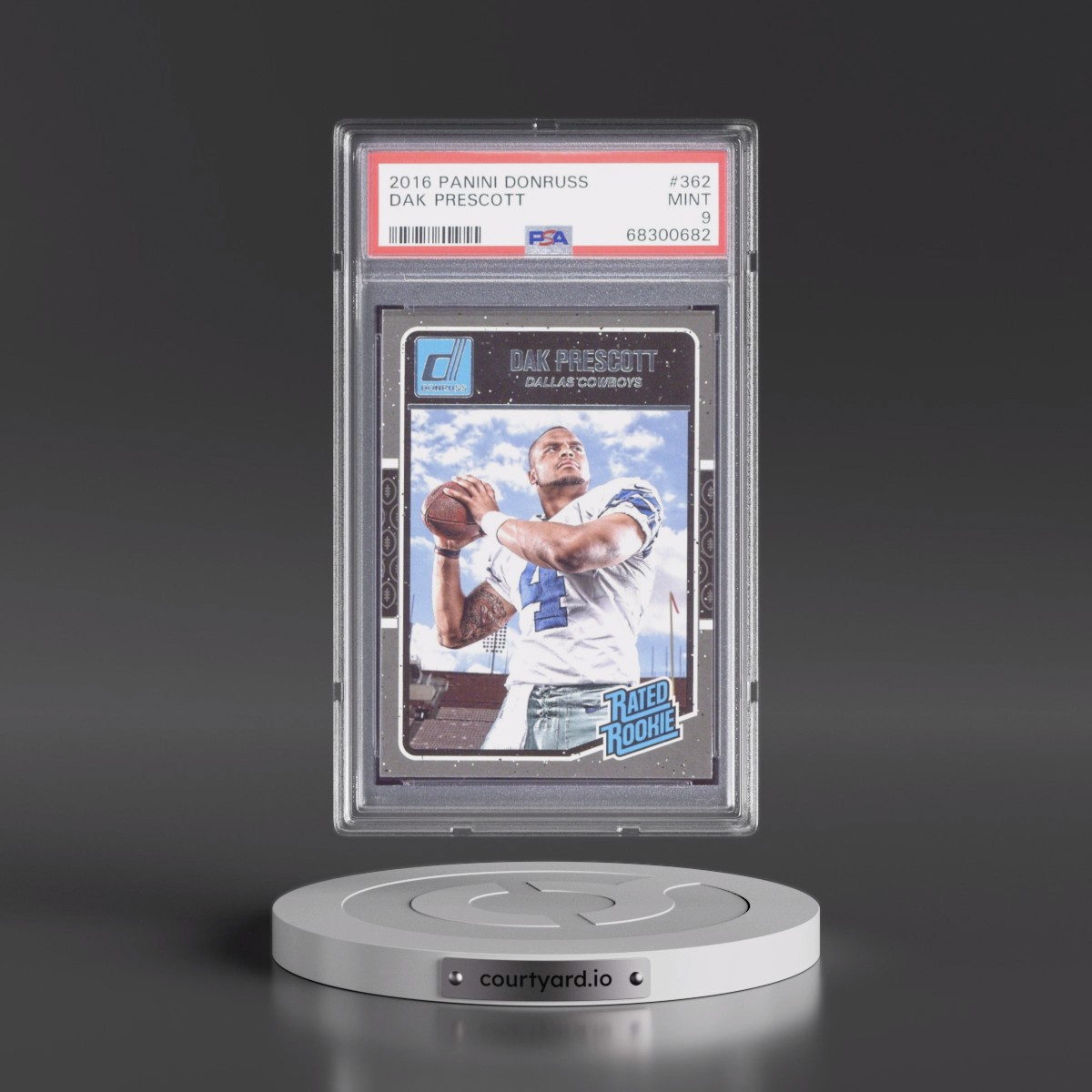 2016 Panini Donruss #362 Dak Prescott (PSA 9 MINT)