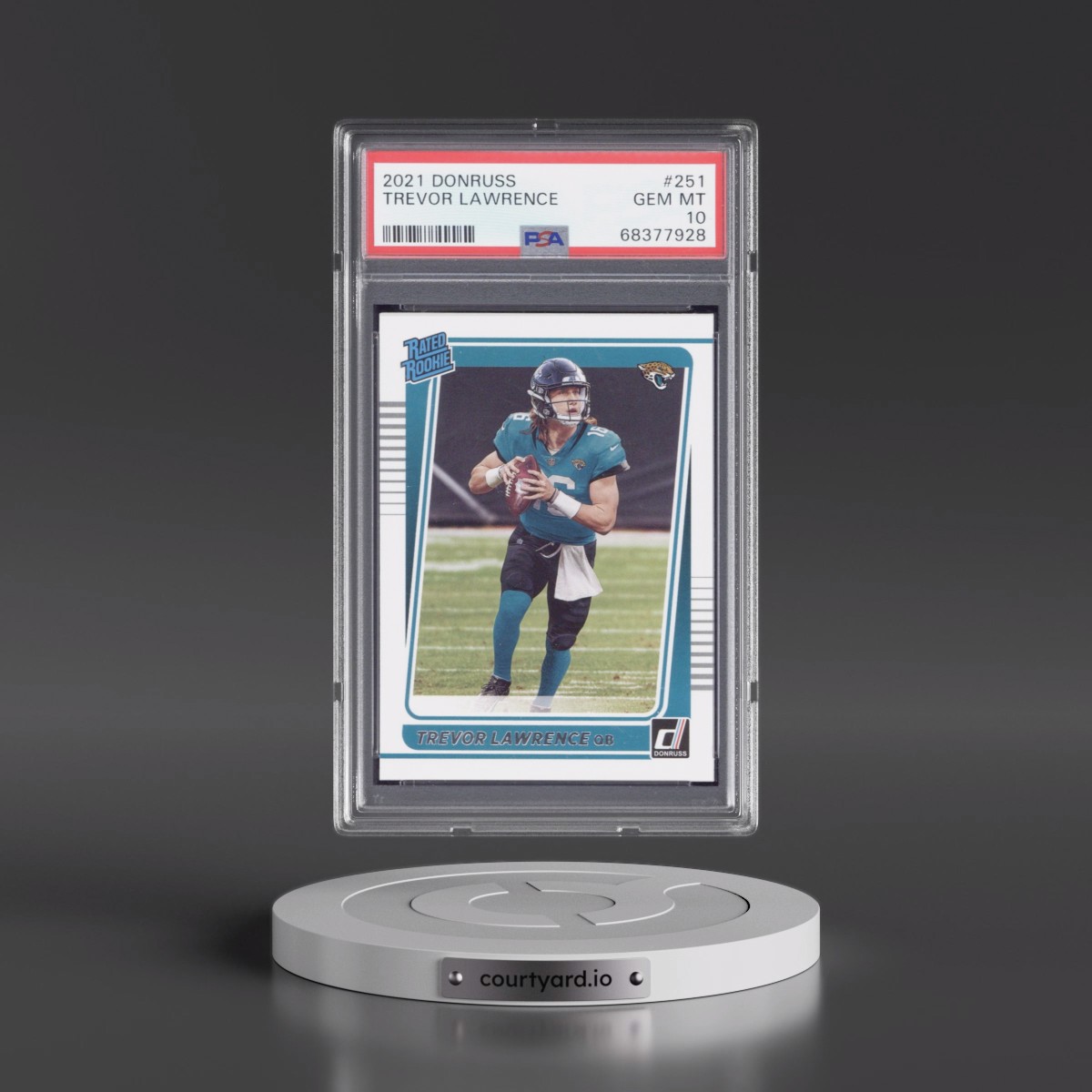 2021 Panini Donruss #251 Trevor Lawrence (PSA 10 GEM MINT)