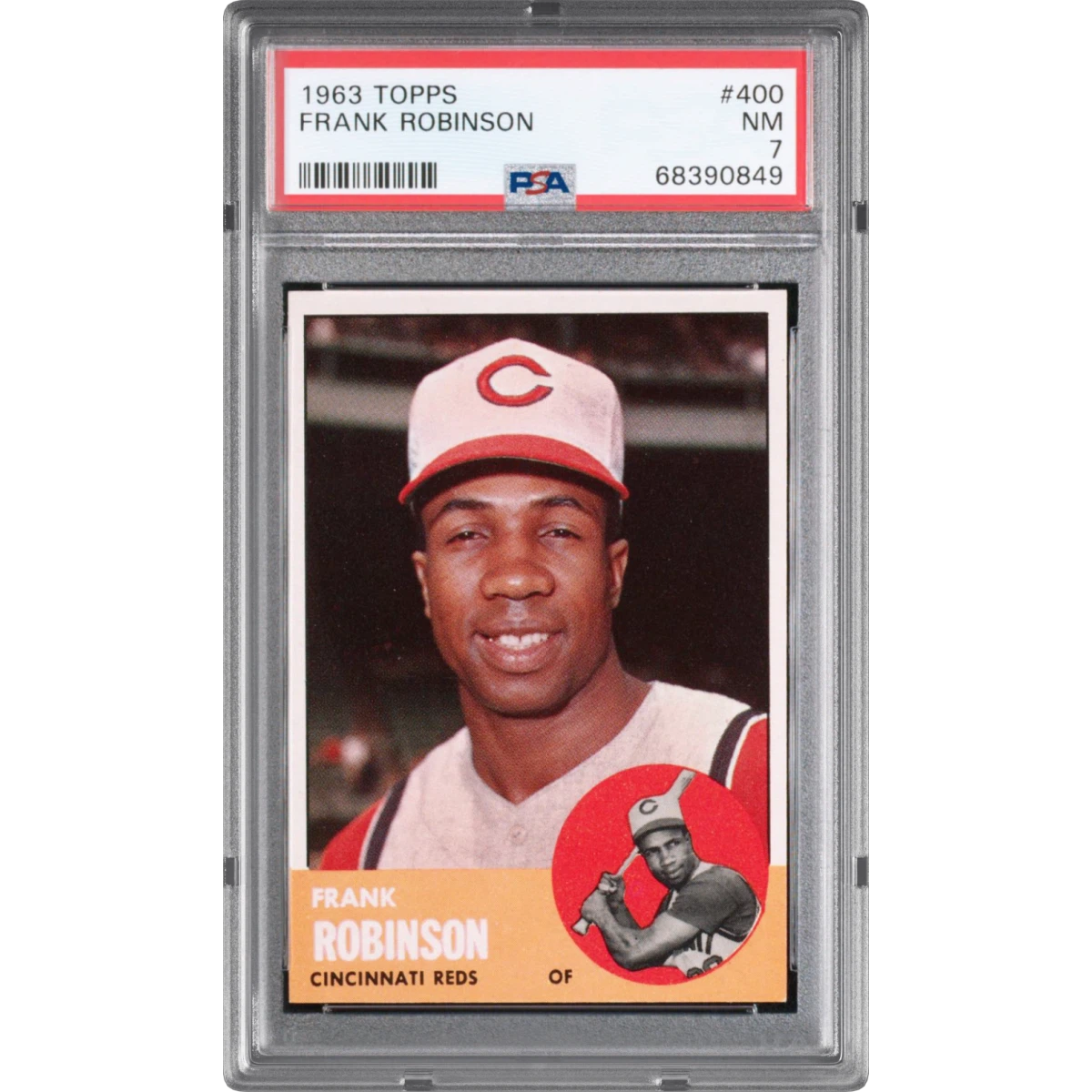 1963 Topps #400 Frank Robinson (PSA 7 NM)