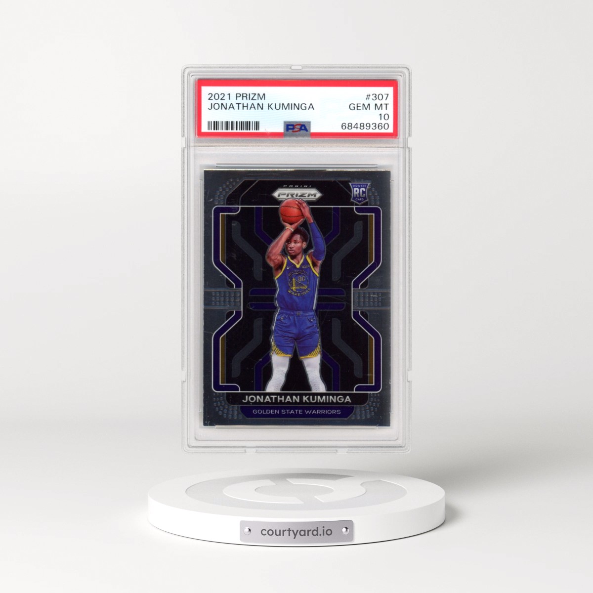 2021 Panini Prizm #307 Jonathan Kuminga (PSA 10 GEM MINT)