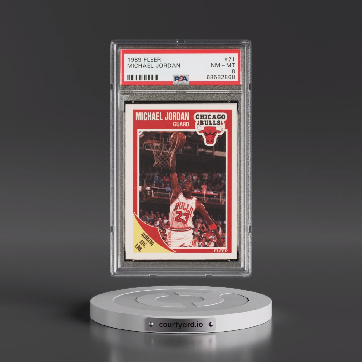 1989 Fleer #21 Michael Jordan (PSA 8 NM-MT)