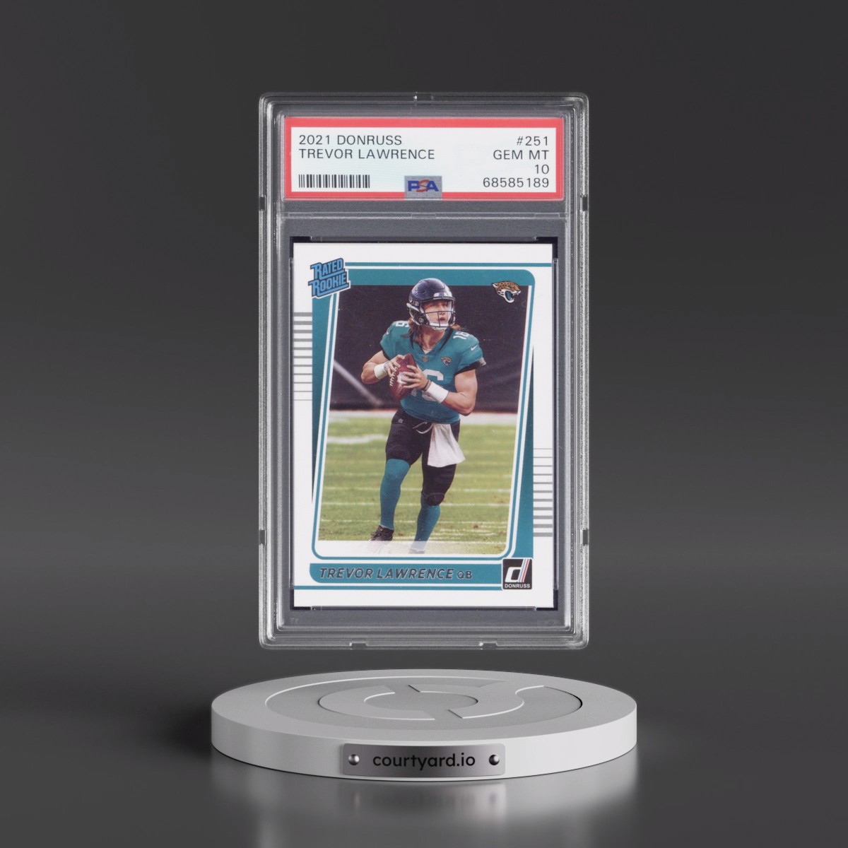 2021 Panini Donruss #251 Trevor Lawrence (PSA 10 GEM MINT)