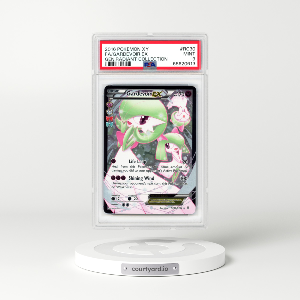 2016 Radiant Collection #RC30 Gardevoir EX (PSA 9 MINT)