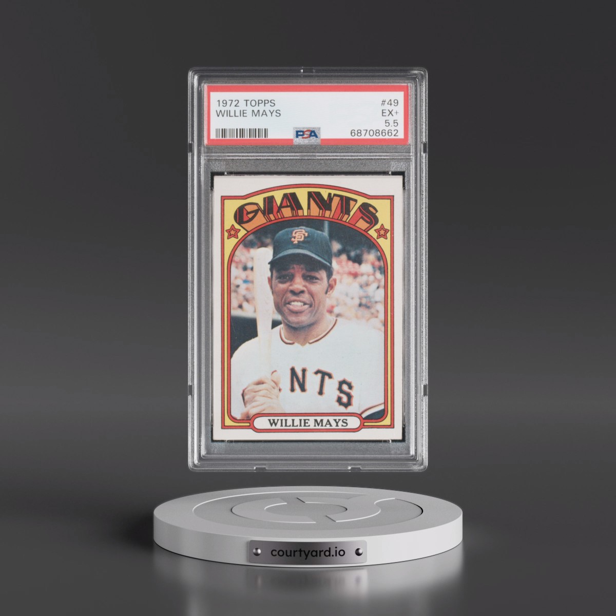 1972 Topps Willie Mays #49 PSA 5.5
