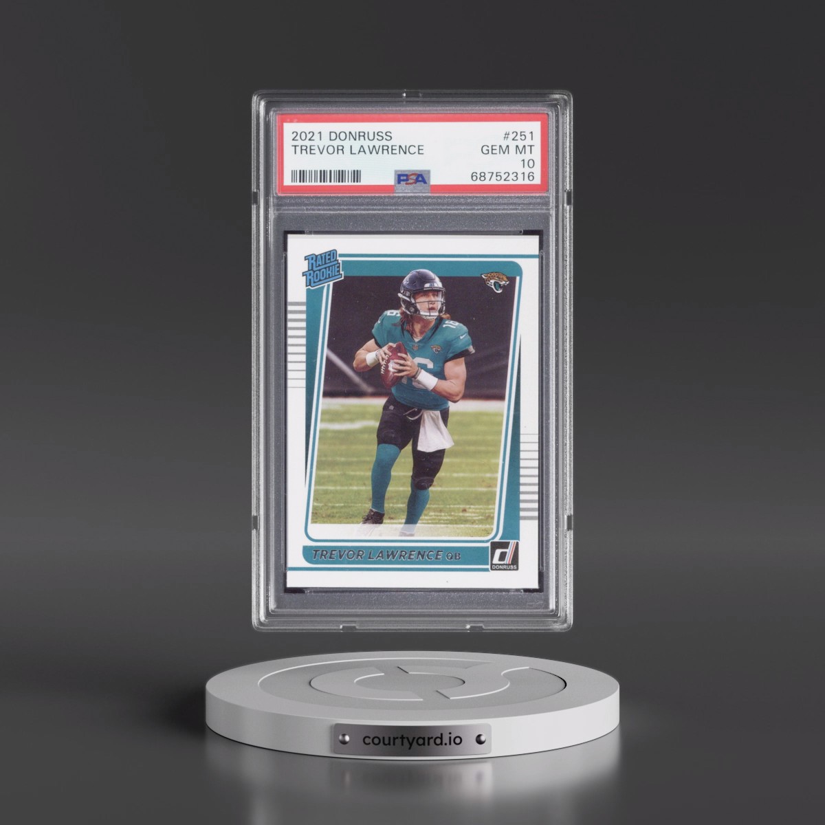 2021 Panini Donruss #251 Trevor Lawrence (PSA 10 GEM MINT)