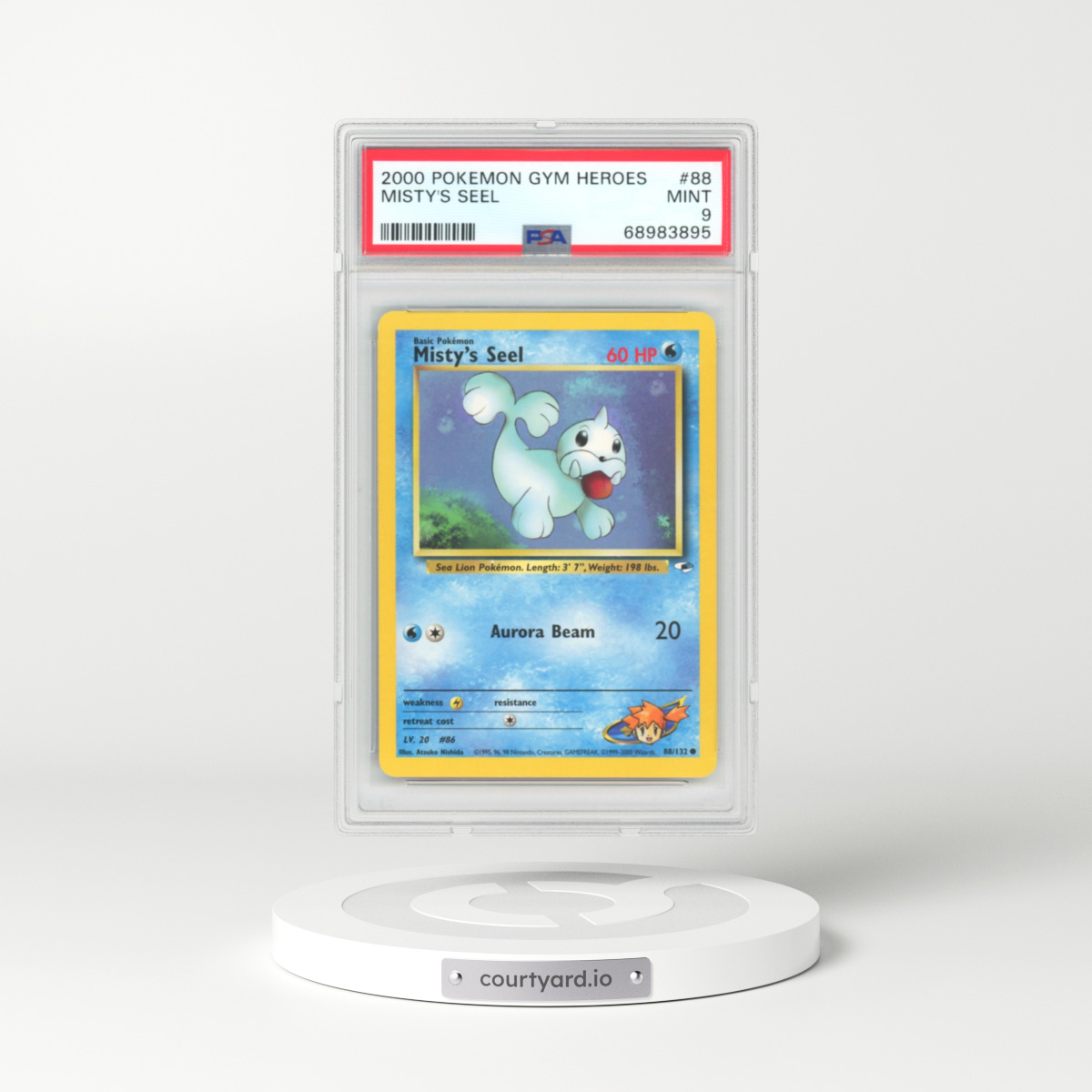 2000 Gym Heroes #88 Misty's Seel (PSA 9 MINT)