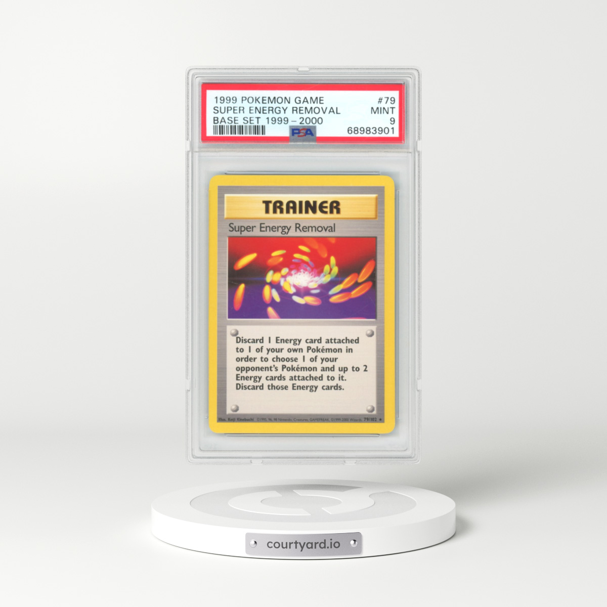 1999 Base Set #79 Super Energy Removal (PSA 9 MINT)