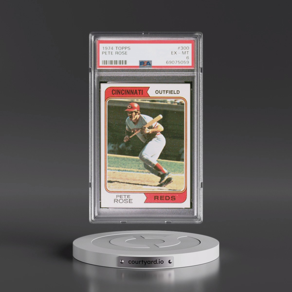 1974 Topps #300 Pete Rose (PSA 6 EX-MT)
