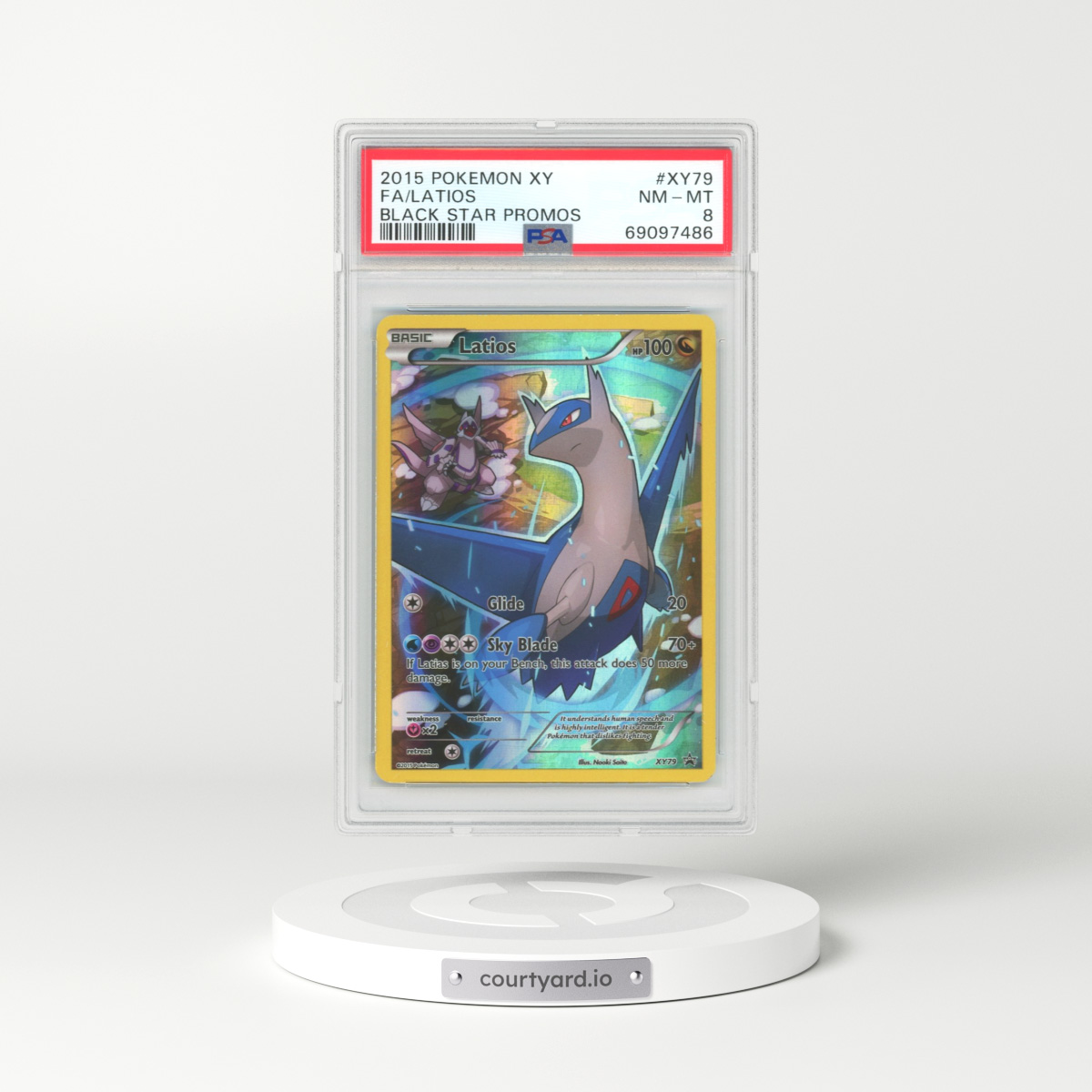 2015 XY Promos #XY79 Latios (PSA 8 NM-MT)