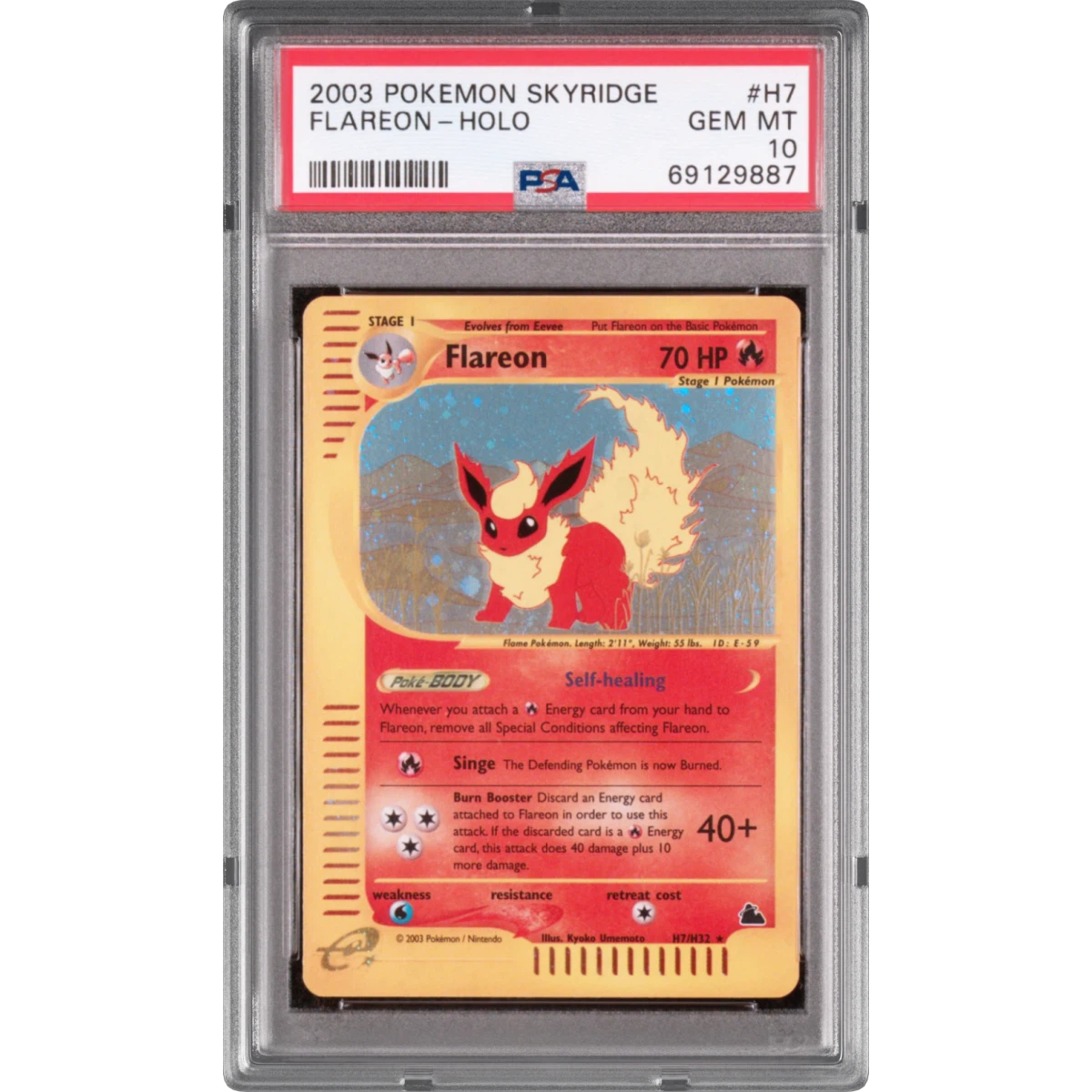 Flareon card artwork