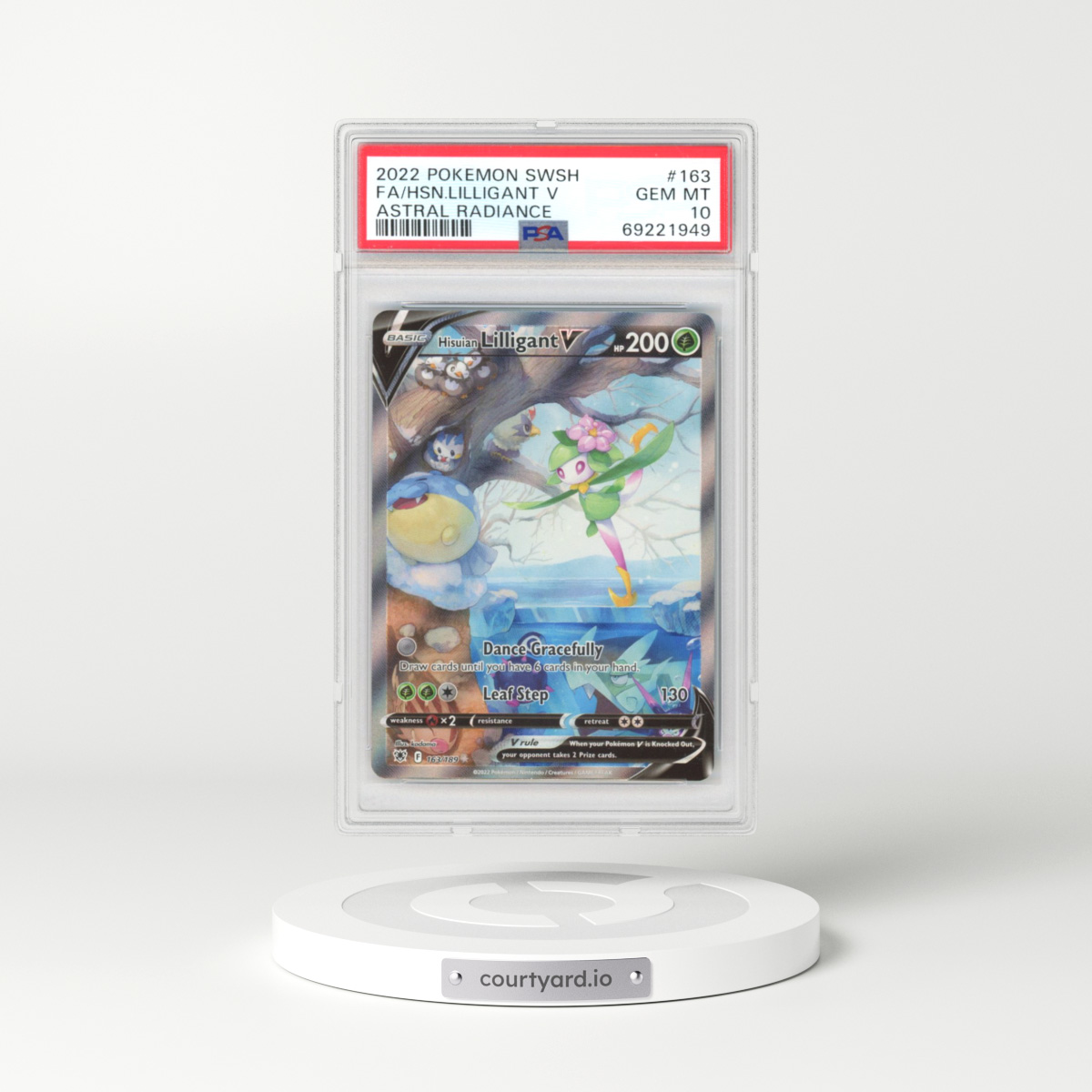 2022 Astral Radiance #163 Hisuian Lilligant V - Holo (PSA 10 GEM MINT)