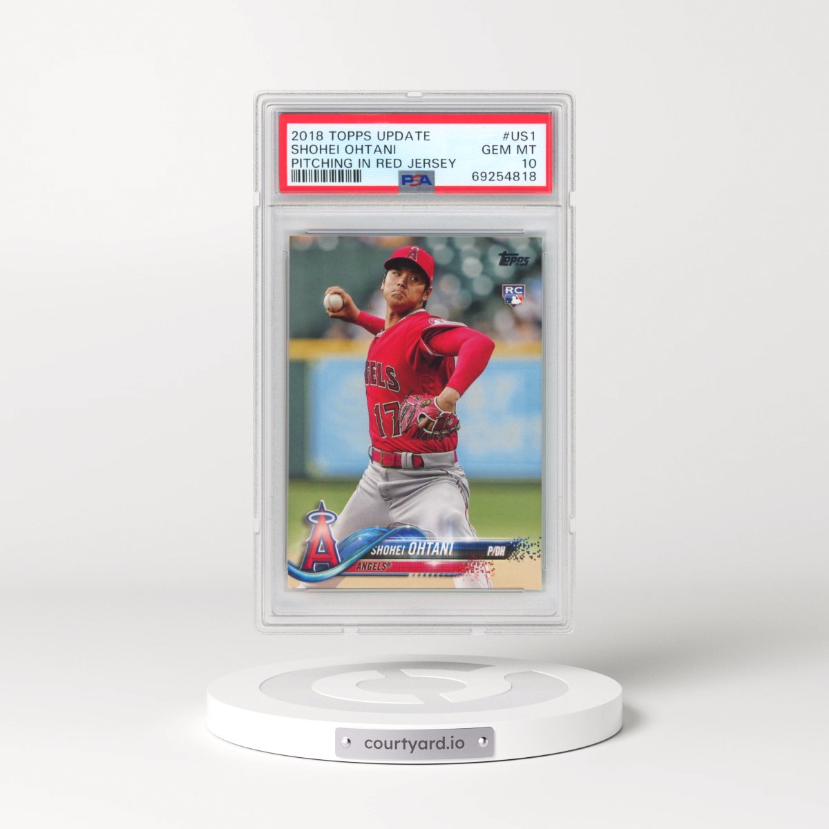 2018 Topps Update #US1 Shohei Ohtani (PSA 10 GEM MINT)