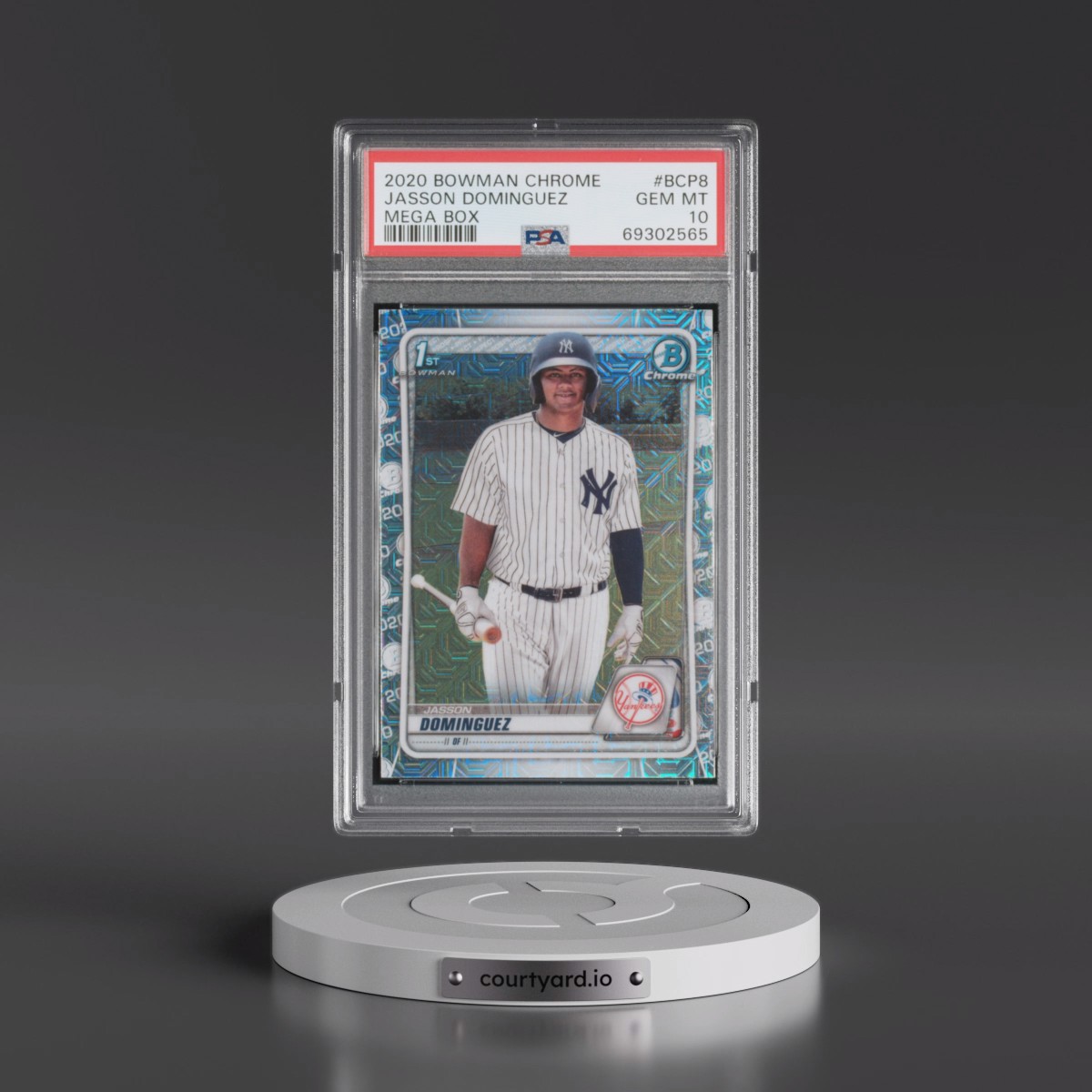 2020 Bowman Chrome Mega Box #BCP8 Jasson Dominguez (PSA 10 GEM MINT)