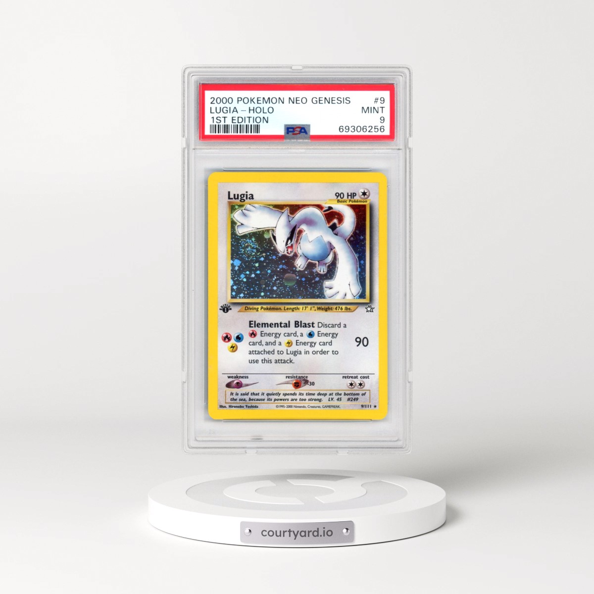 2000 Pokémon Neo Genesis #9 Lugia - 1st Edition Holo (PSA 9 MINT)