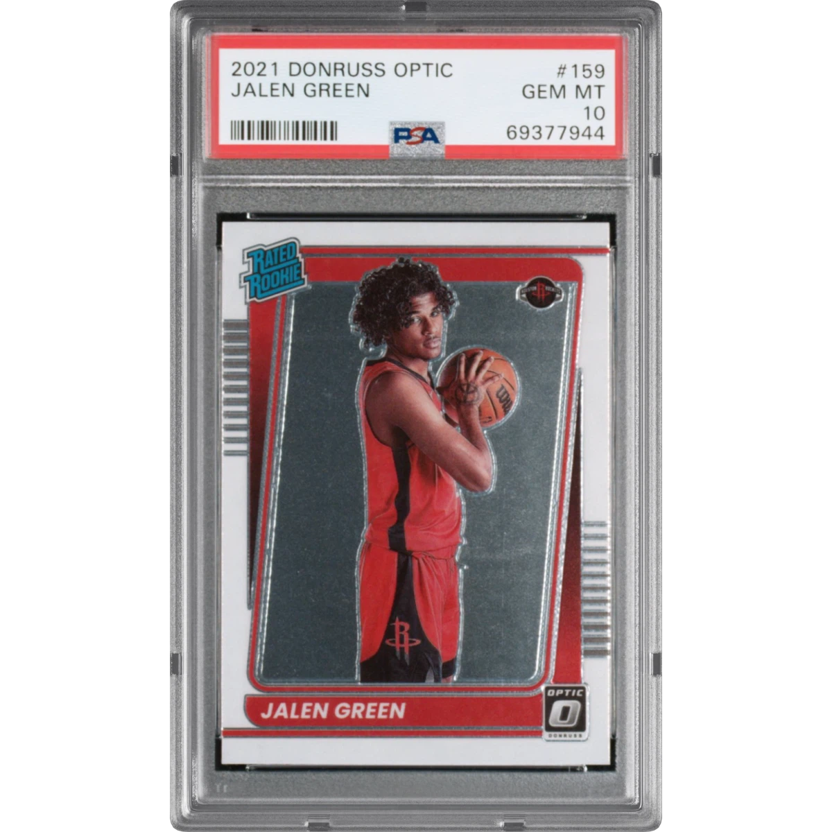 2021 Panini Donruss Optic #159 Jalen Green (PSA 10 GEM MINT)