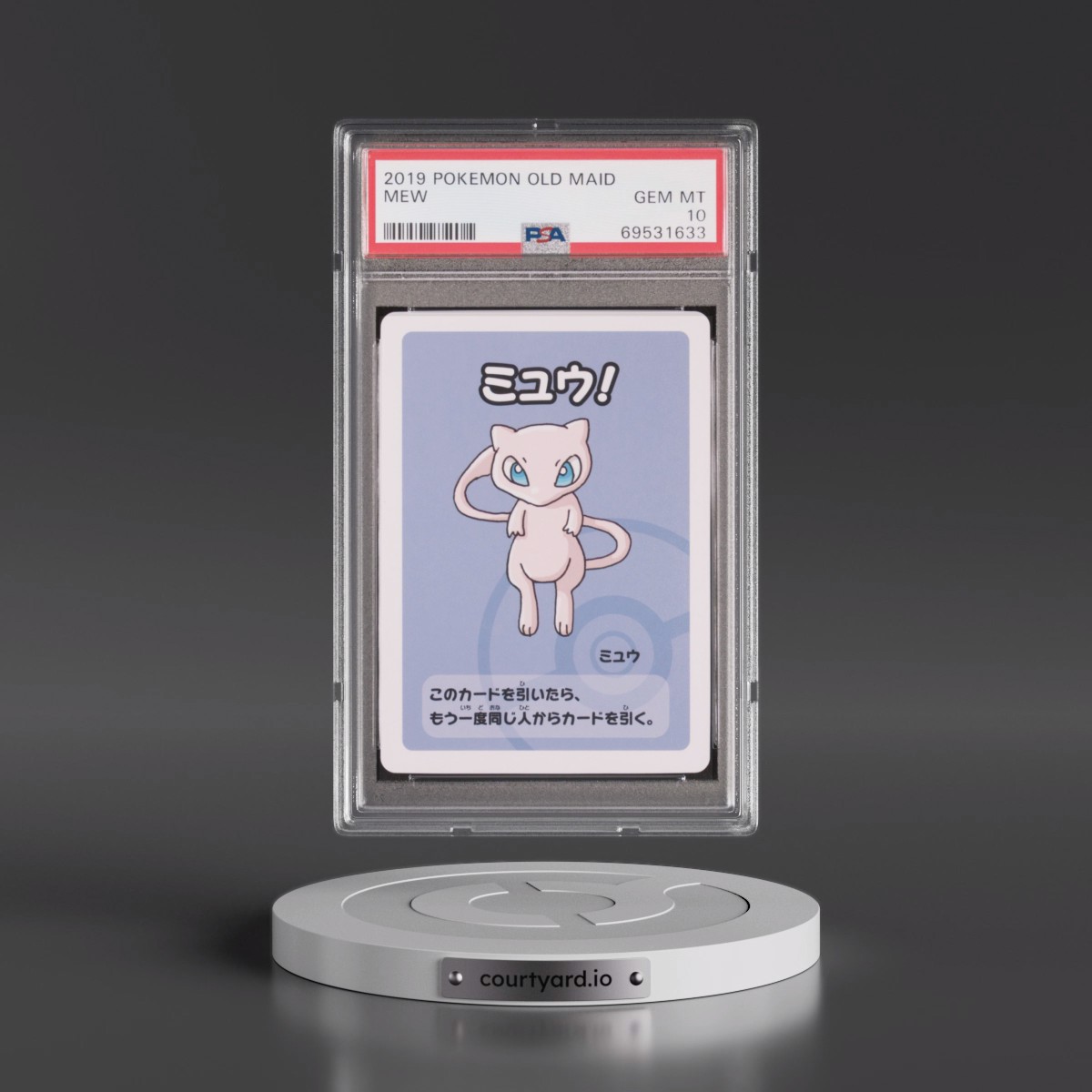2019 Pokémon Old Maid Mew (PSA 10 GEM MINT)