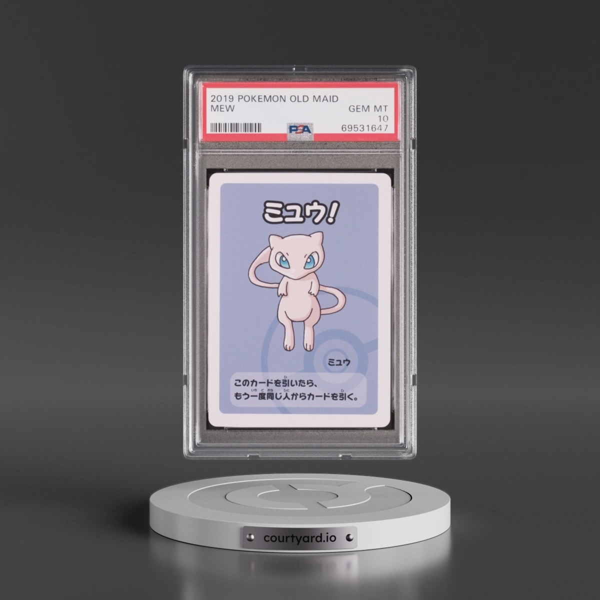 2019 Pokémon Old Maid Mew (PSA 10 GEM MINT)
