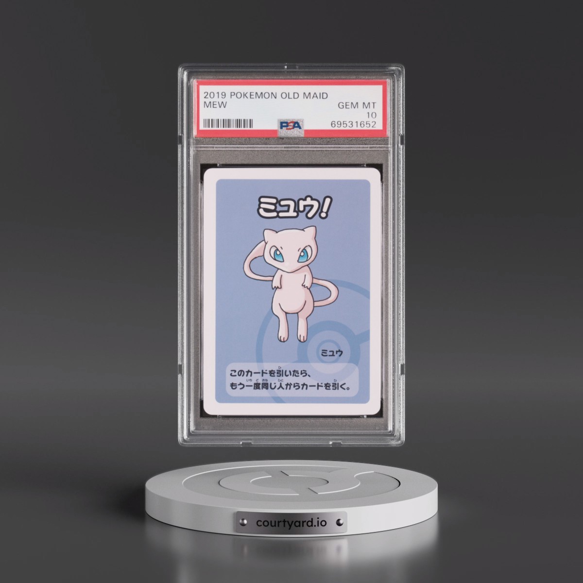 2019 Pokémon Old Maid Mew (PSA 10 GEM MINT)