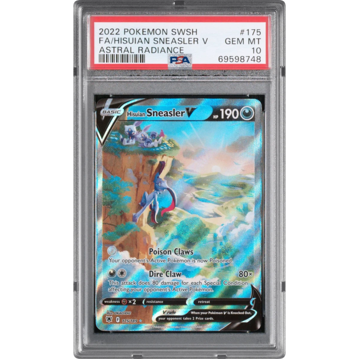 Pokémon Hisuian Sneasler V
