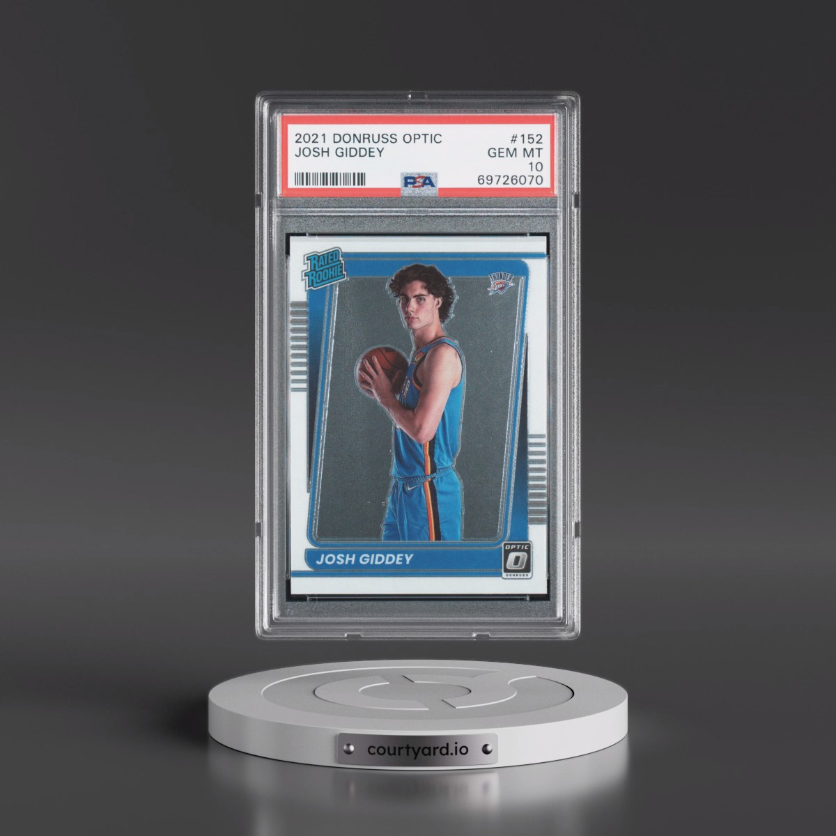 2021 Panini Donruss Optic #152 Josh Giddey (PSA 10 GEM MINT)