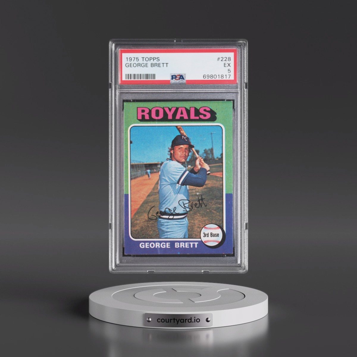 1975 Topps George Brett #228 PSA 5