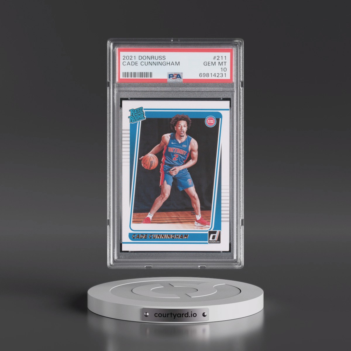 2021 Panini Donruss #211 Cade Cunningham (PSA 10 GEM MINT)