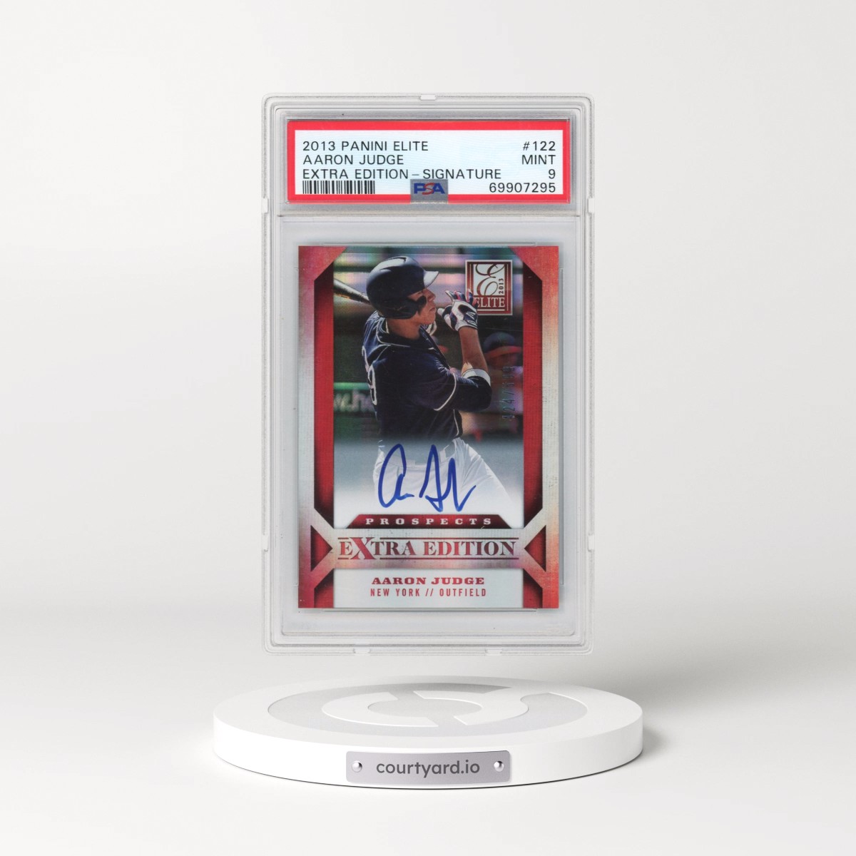 2013 Panini Elite Extra Edition #122 Aaron Judge - Signature (PSA 9 MINT)