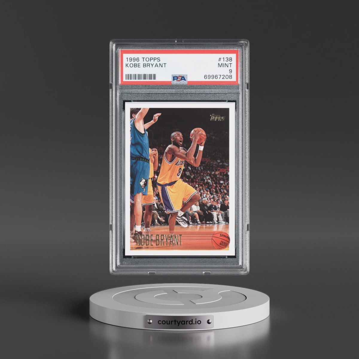 1996 Topps #138 Kobe Bryant (PSA 9 MINT)