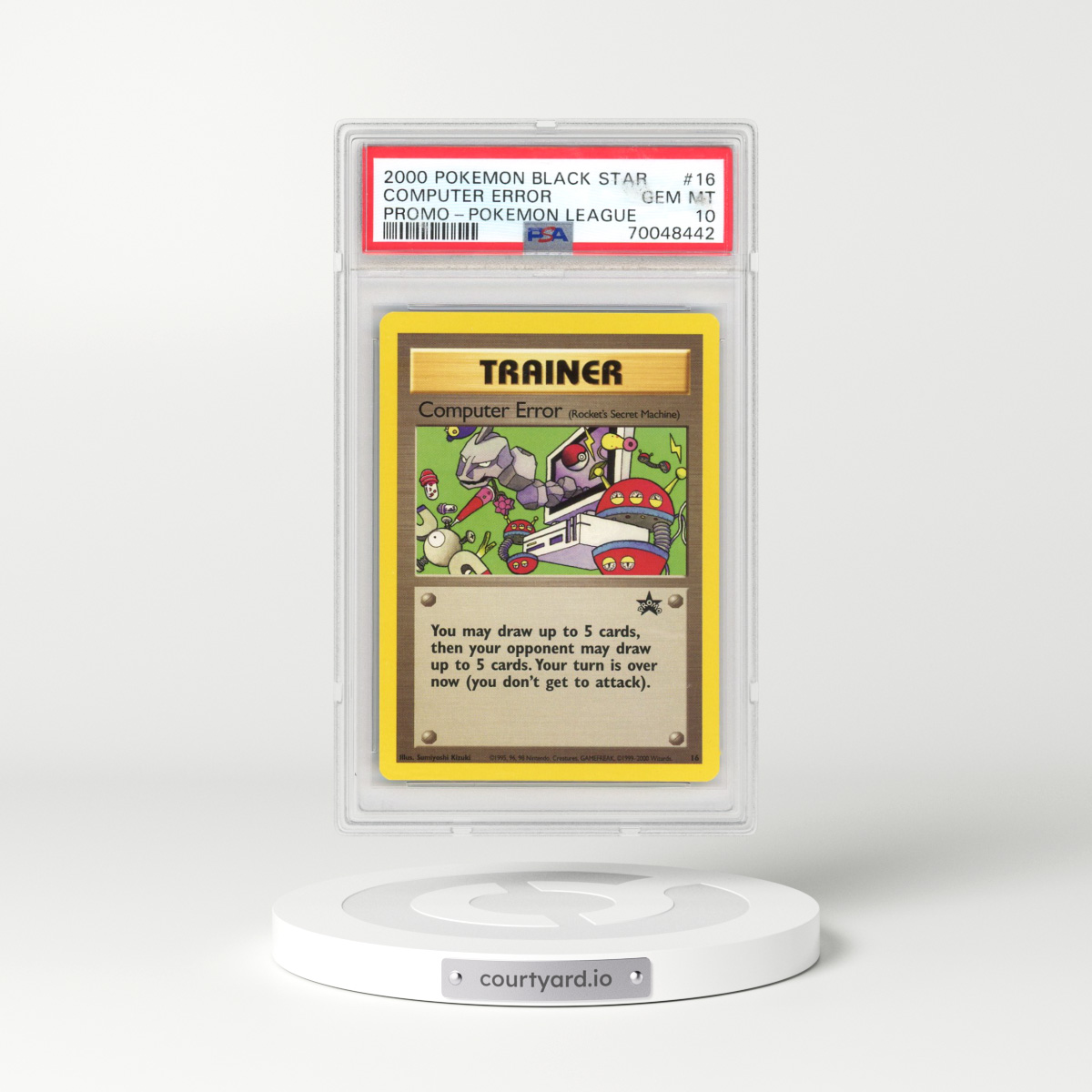 1999 Black Star Promos #16 Computer Error - Pokémon League (PSA 10 GEM MINT)