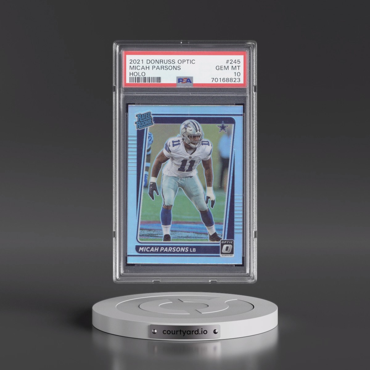 2021 Panini Donruss Optic Micah Parsons - Holo #245 PSA 10
