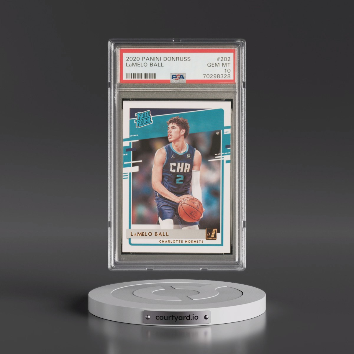 2020 Panini Donruss #202 LaMelo Ball (PSA 10 GEM MINT)