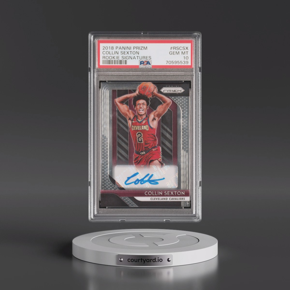 2018 Panini Prizm Rookie Signatures #RSCSX Collin Sexton (PSA 10 GEM MINT)