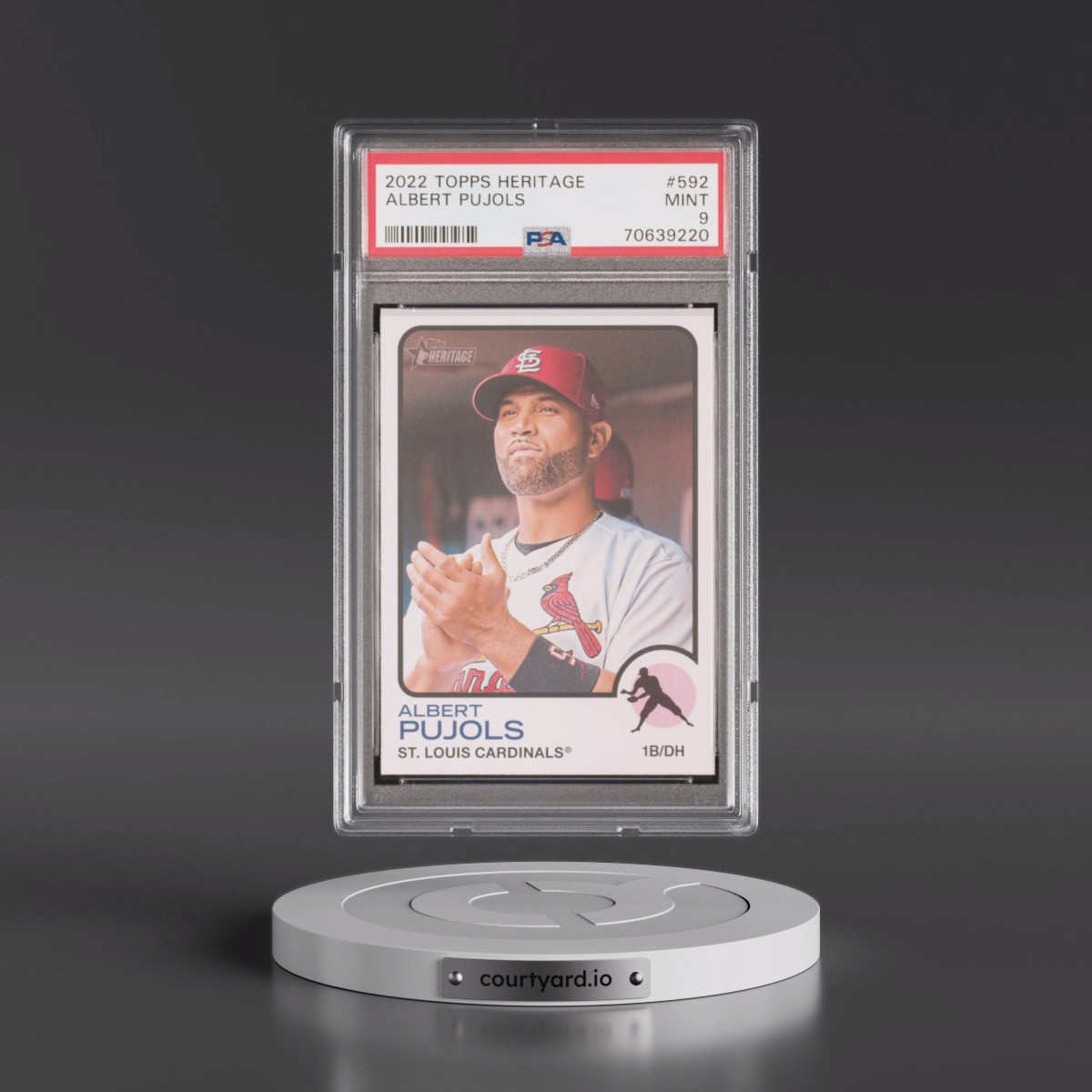 2022 Topps Heritage Albert Pujols #592 PSA 9