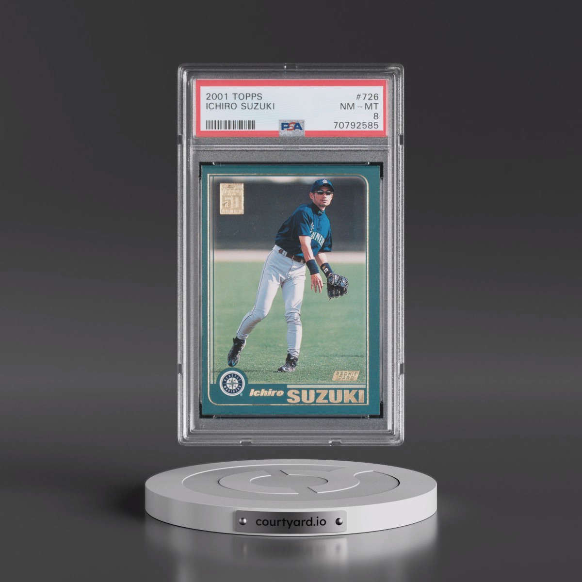 2001 Topps #726 Ichiro Suzuki (PSA 8 NM-MT)