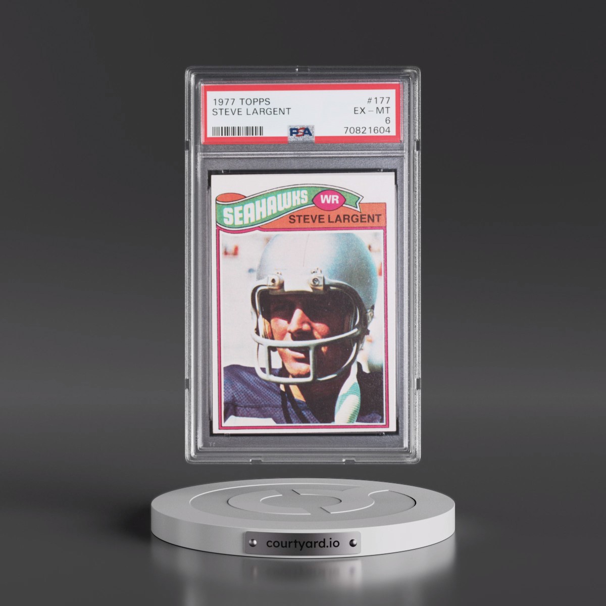 1977 Topps #177 Steve Largent (PSA 6 EX-MT)