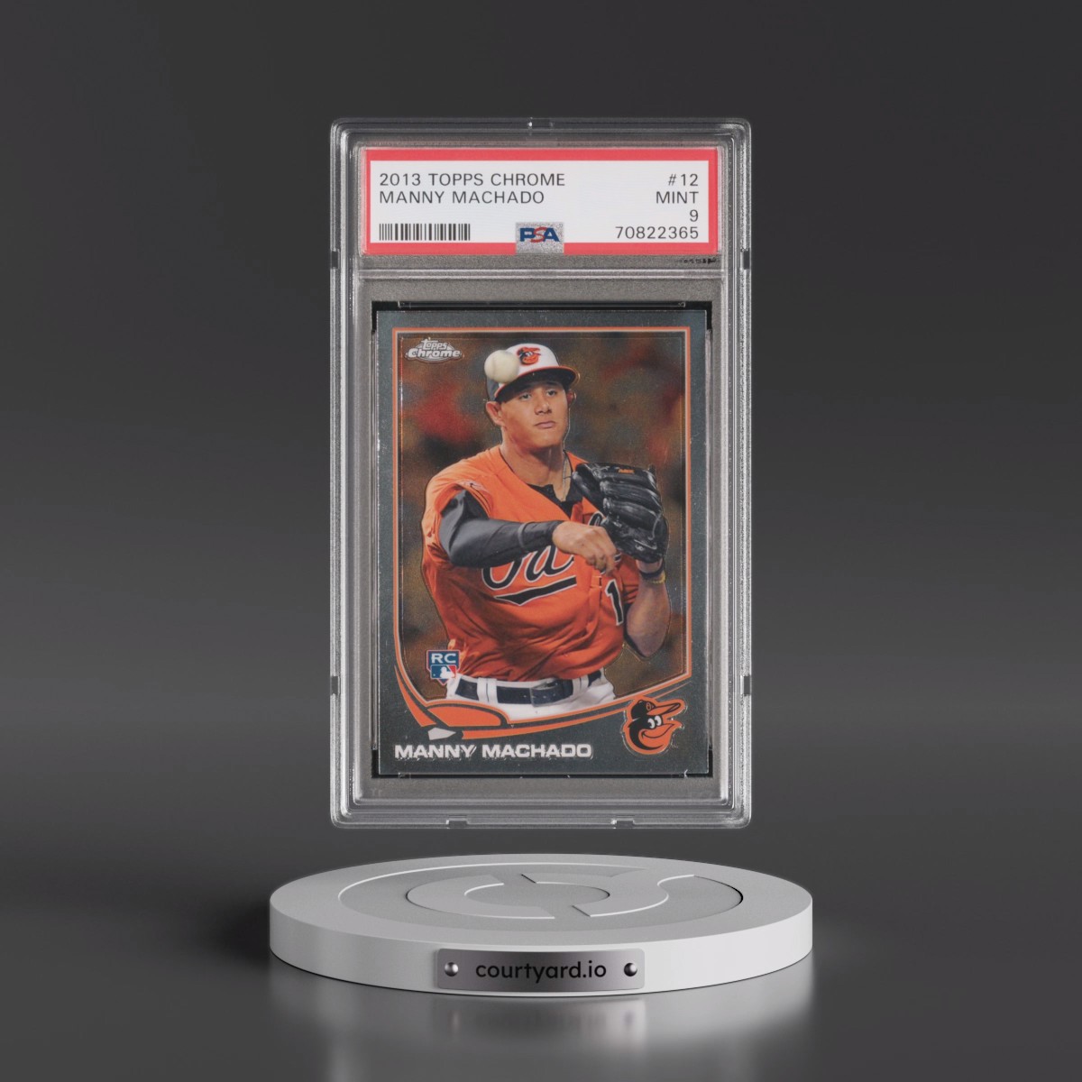 2013 Topps Chrome #12 Manny Machado (PSA 9 MINT)