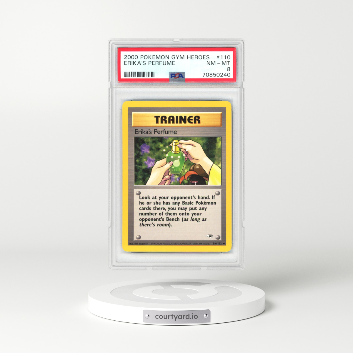 2000 Gym Heroes #110 Erika's Perfume (PSA 8 NM-MT)