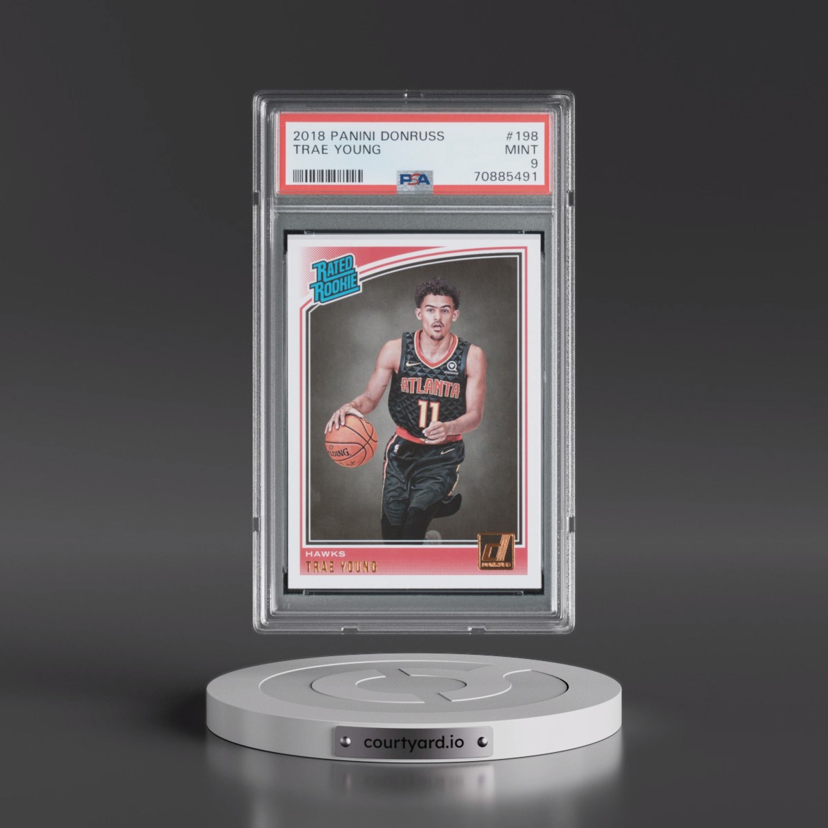 2018 Panini Donruss Trae Young #198 PSA 9