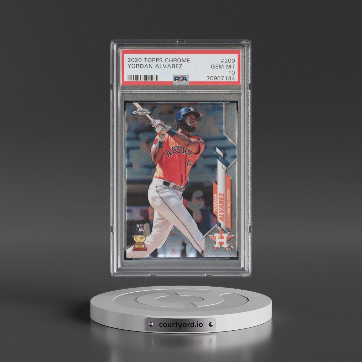 2020 Topps Chrome #200 Yordan Alvarez (PSA 10 GEM MINT)